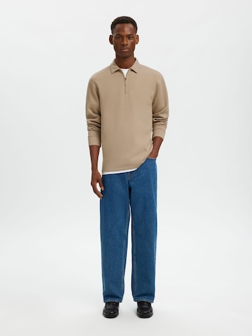 SELECTED Sweatshirt in Beige