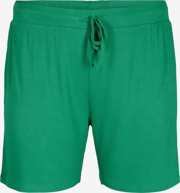 Zizzi Normální Kalhoty 'Carly' – zelená: přední strana