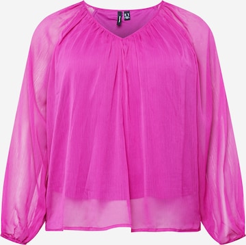 Vero Moda Curve Skjorte 'CAROLINA' i rosa: forside