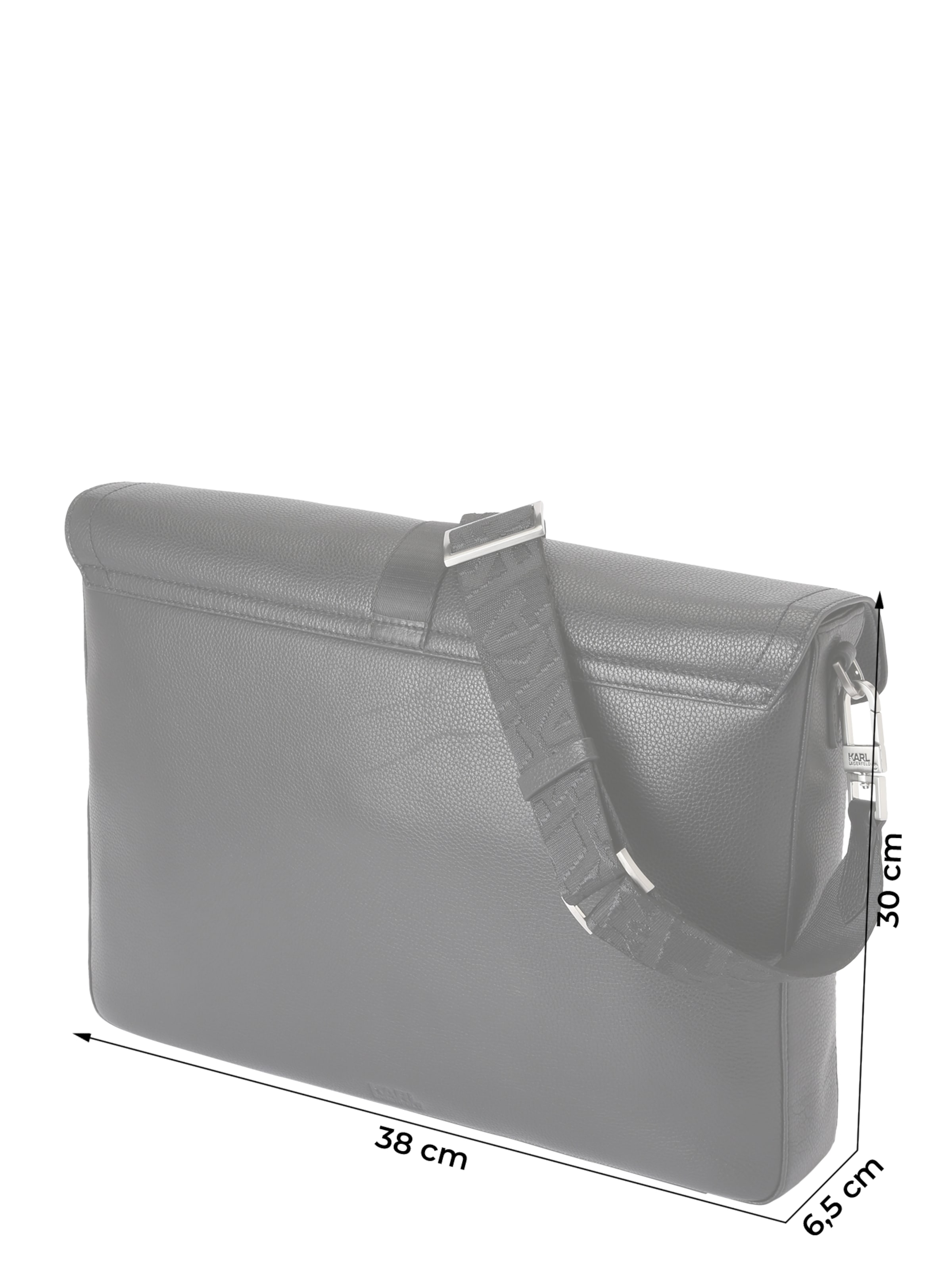 Karl Lagerfeld Laptoptaske i sort