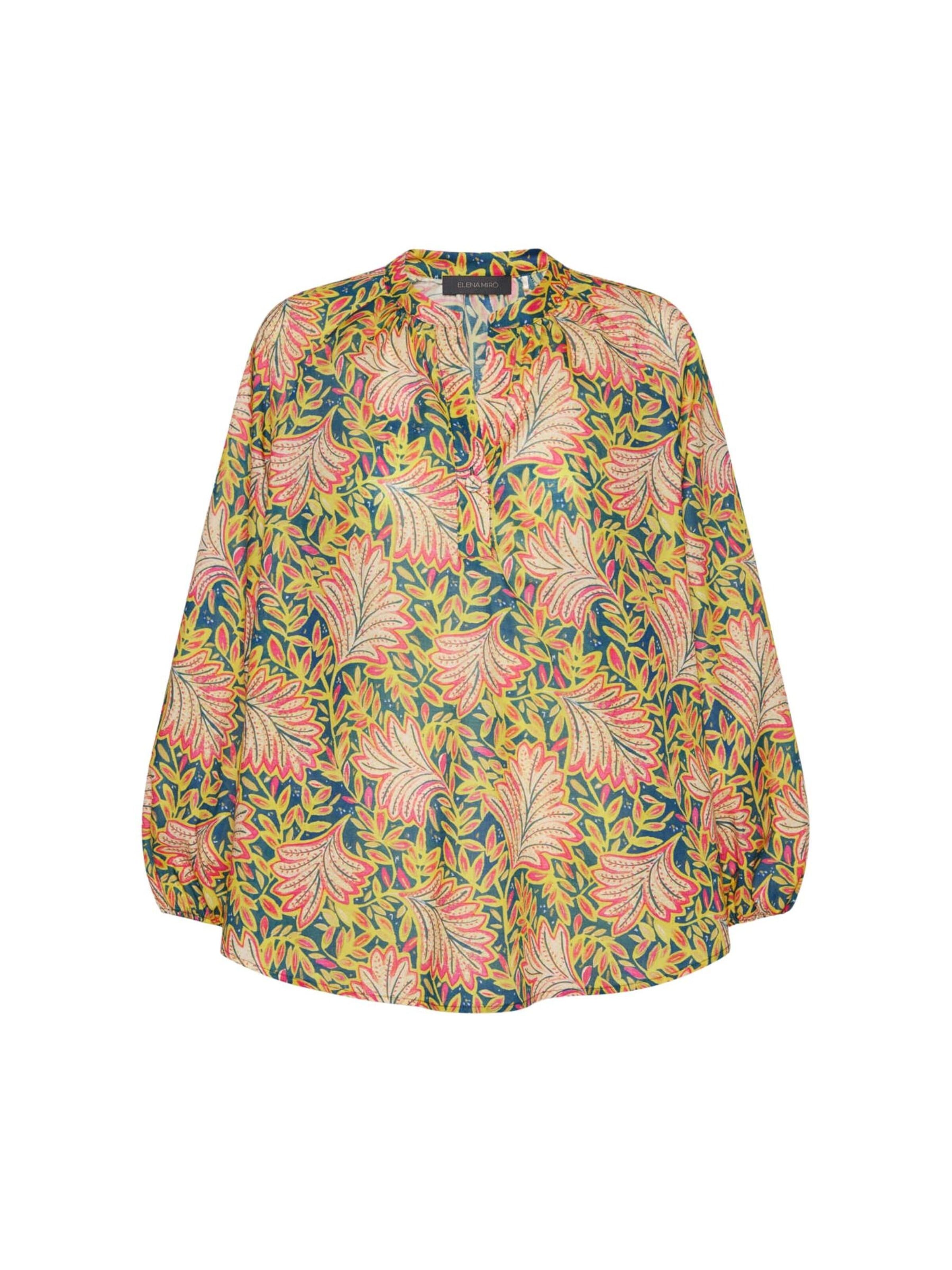 Elena Mirò Blouse 'ELENA MIRÓ  BLUSA' in Gemengde kleuren: voorkant