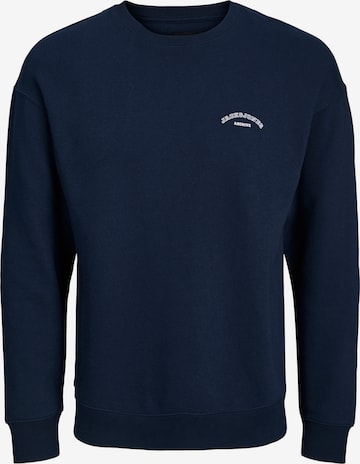 Jack & Jones Plus Majica 'JJCollege' | modra barva: sprednja stran