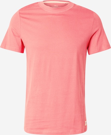 T-Shirt s.Oliver en rouge : devant