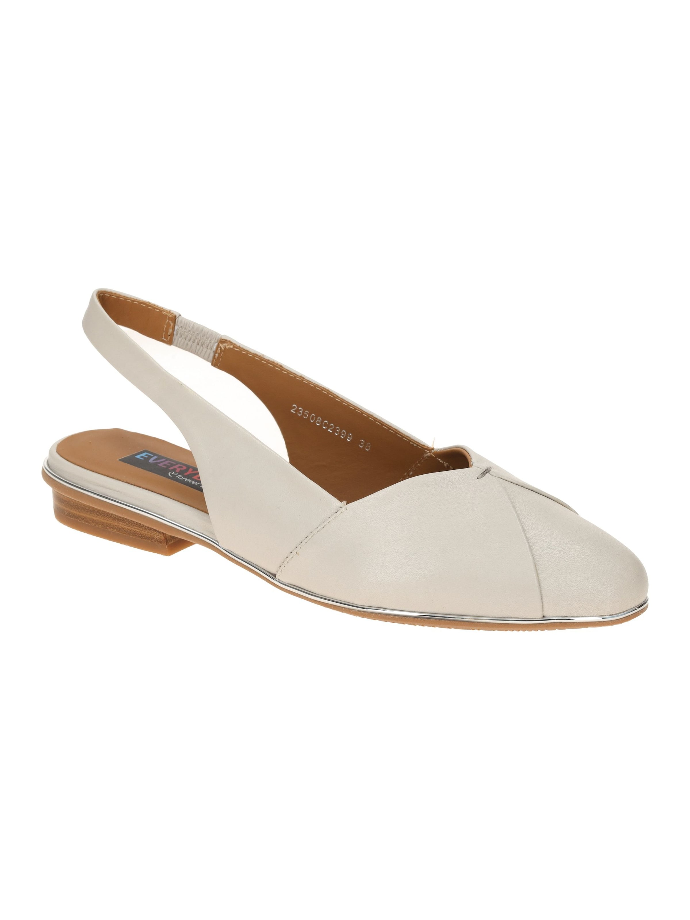 Everybody Slingpumps in Grau: Vorderseite