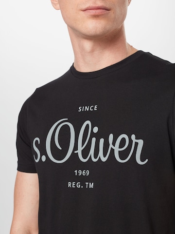 s.Oliver Shirt in Zwart