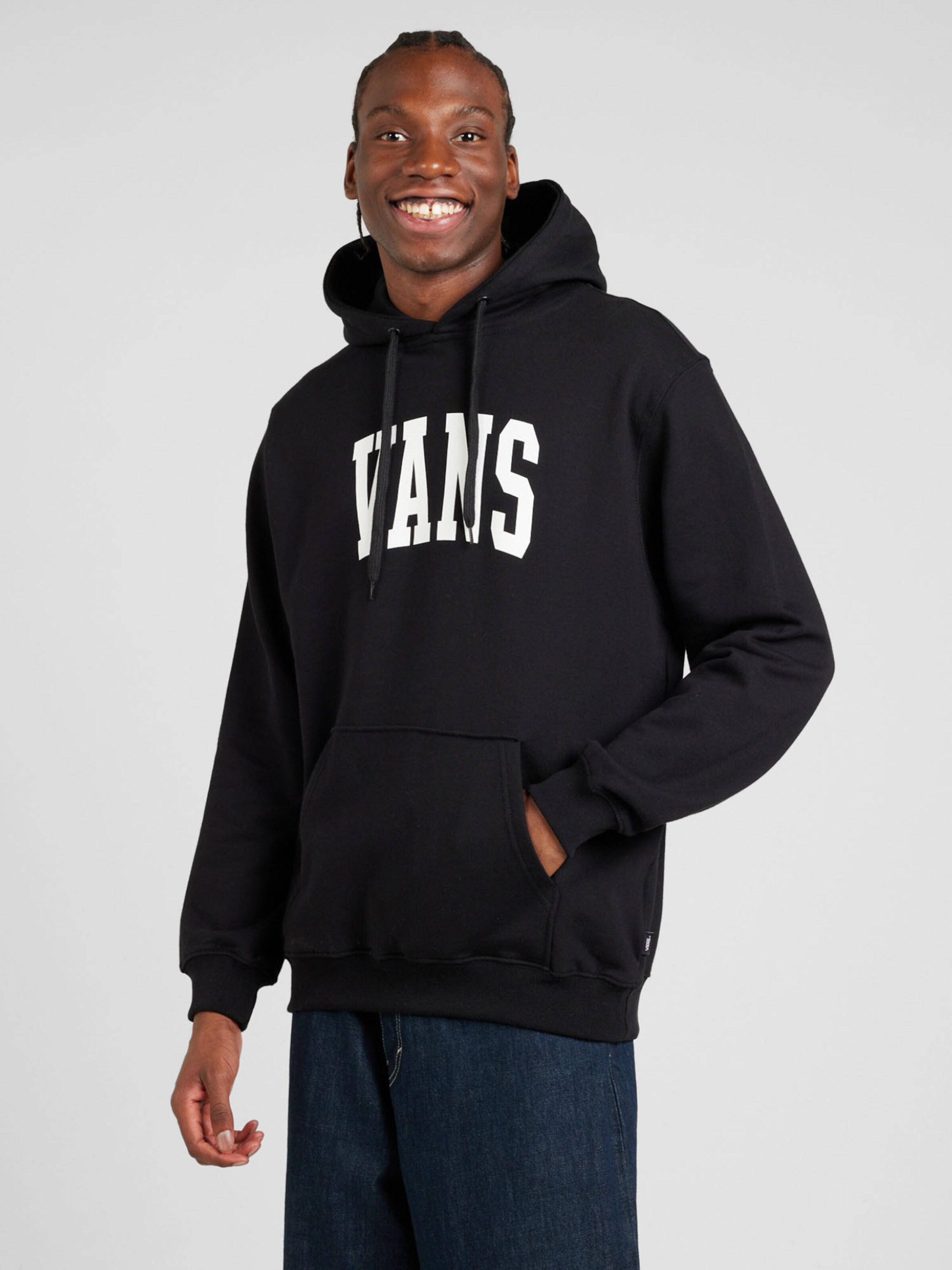 VANS Sweatshirt Arched in Black ABOUT YOU