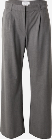 WEEKDAYHlače s naborima - siva boja: prednji dio