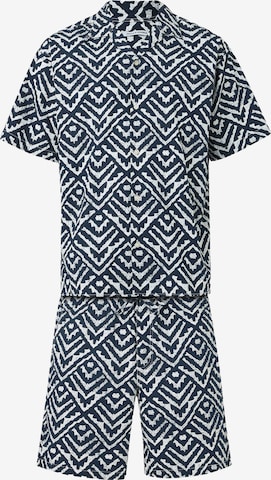 JACK & JONES Regular fit Button Up Shirt 'JJMILO' in Blue: front