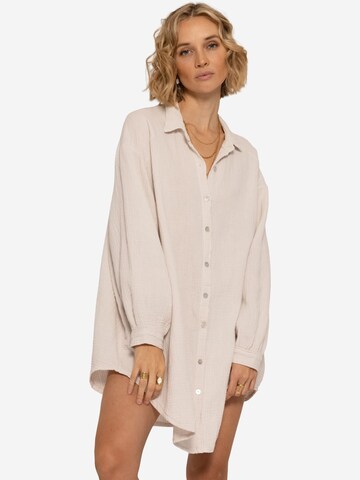 SASSYCLASSY Bluse i beige: forside