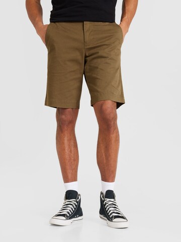 Ragwear Slimfit Shorts 'KARREL' in Grün: Vorderseite