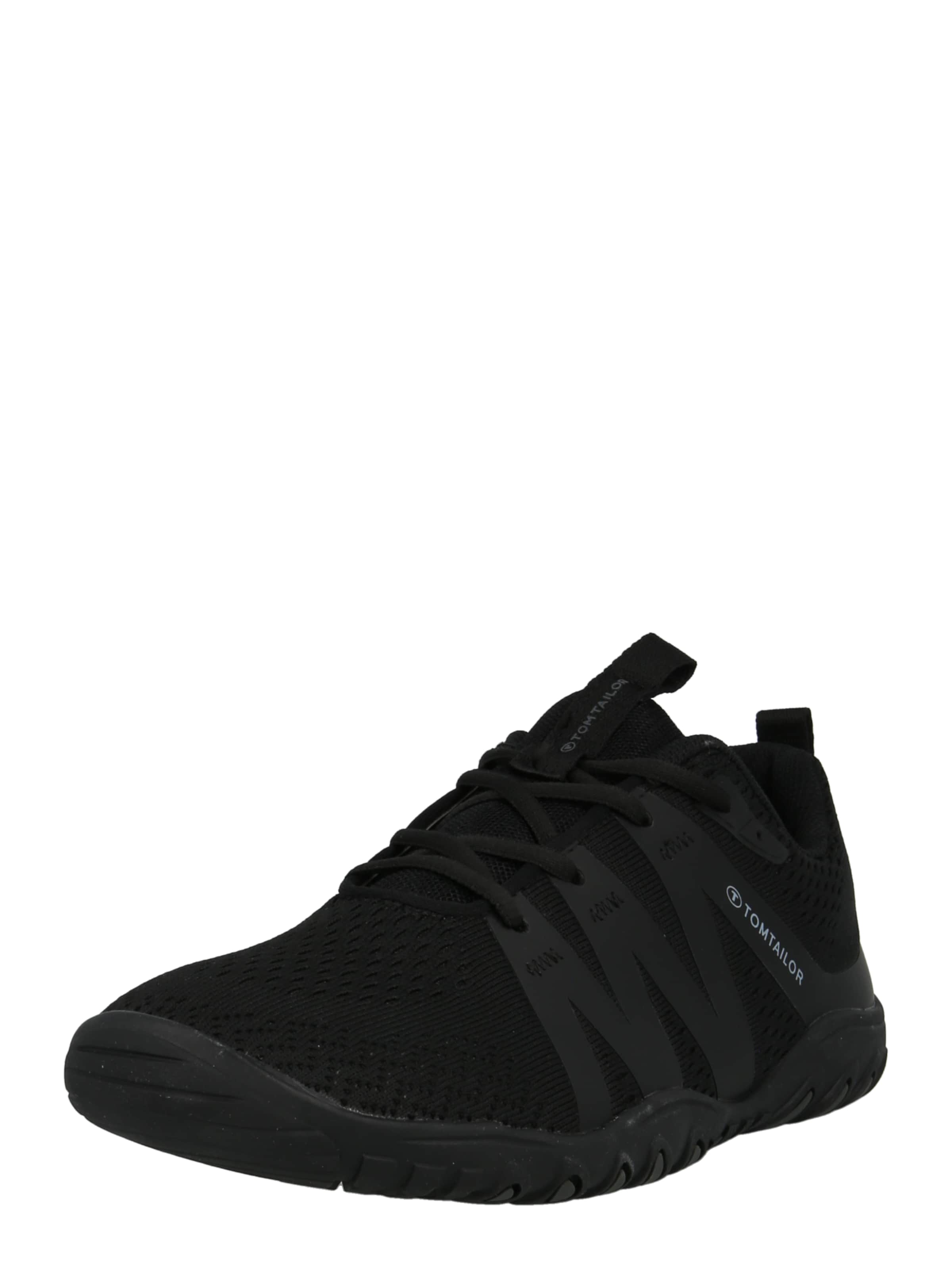 TOM TAILOR Sneaker in Schwarz: Vorderseite