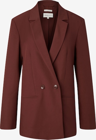 Blazer TOM TAILOR DENIM en marron : devant