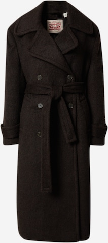 LEVI'S ® Between-seasons coat 'Wooly Trench Coat' in Black: front