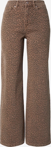 Jean 'ONLMADISON' ONLY en marron : devant