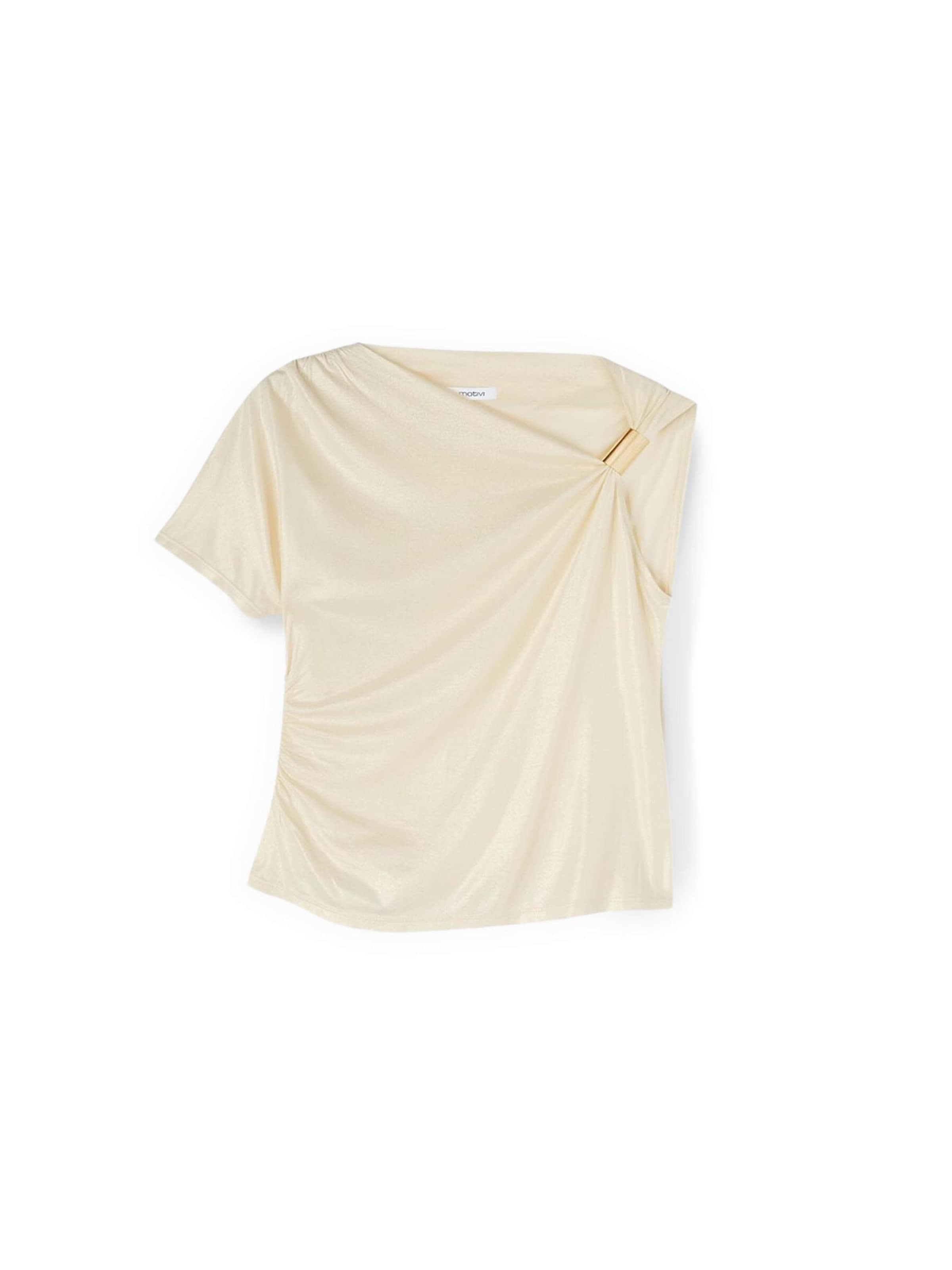 MOTIVI - Camiseta en beige: frente