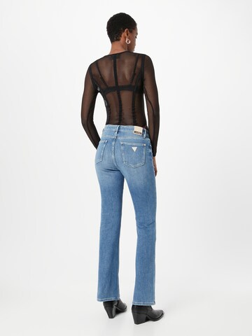 GUESS Flared Jeans 'SEXY' in Blau