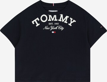 TOMMY HILFIGER Тениска в синьо: отпред