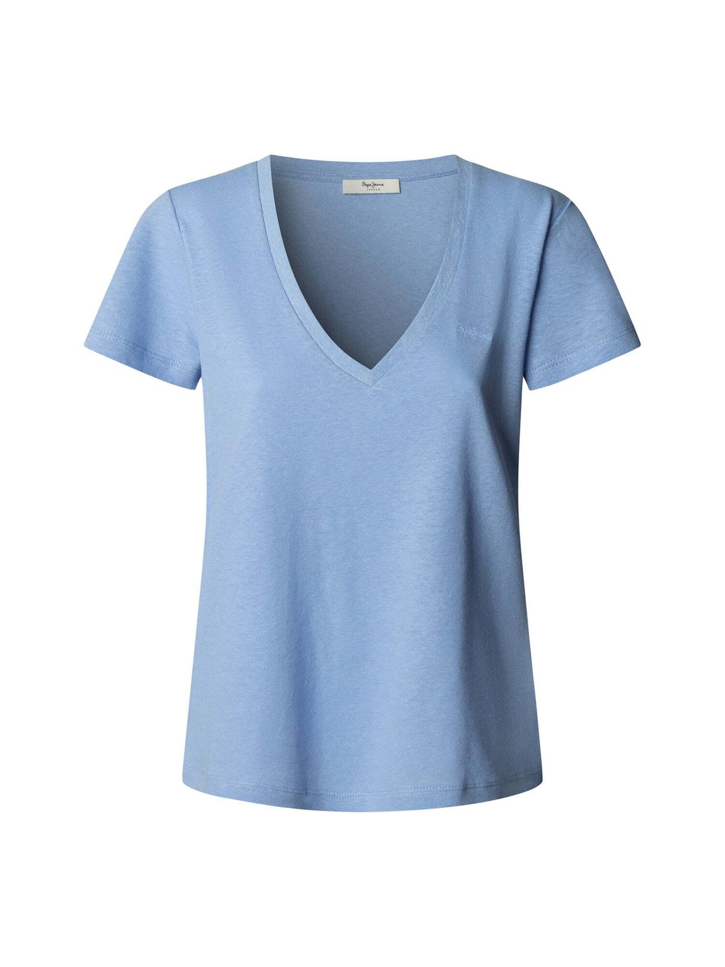 T-shirt ' MEGAN' Pepe Jeans en bleu : devant