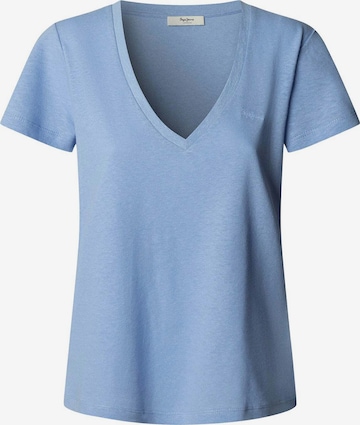 T-shirt ' MEGAN' Pepe Jeans en bleu : devant