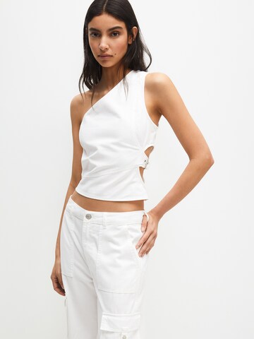 Haut Pull&Bear en blanc