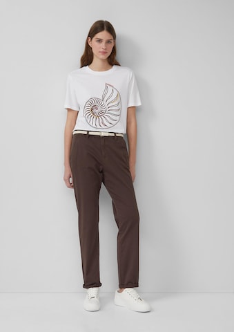 Regular Pantalon chino s.Oliver en marron