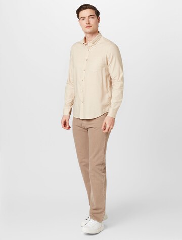 Banana Republic Regular fit Button Up Shirt in Brown