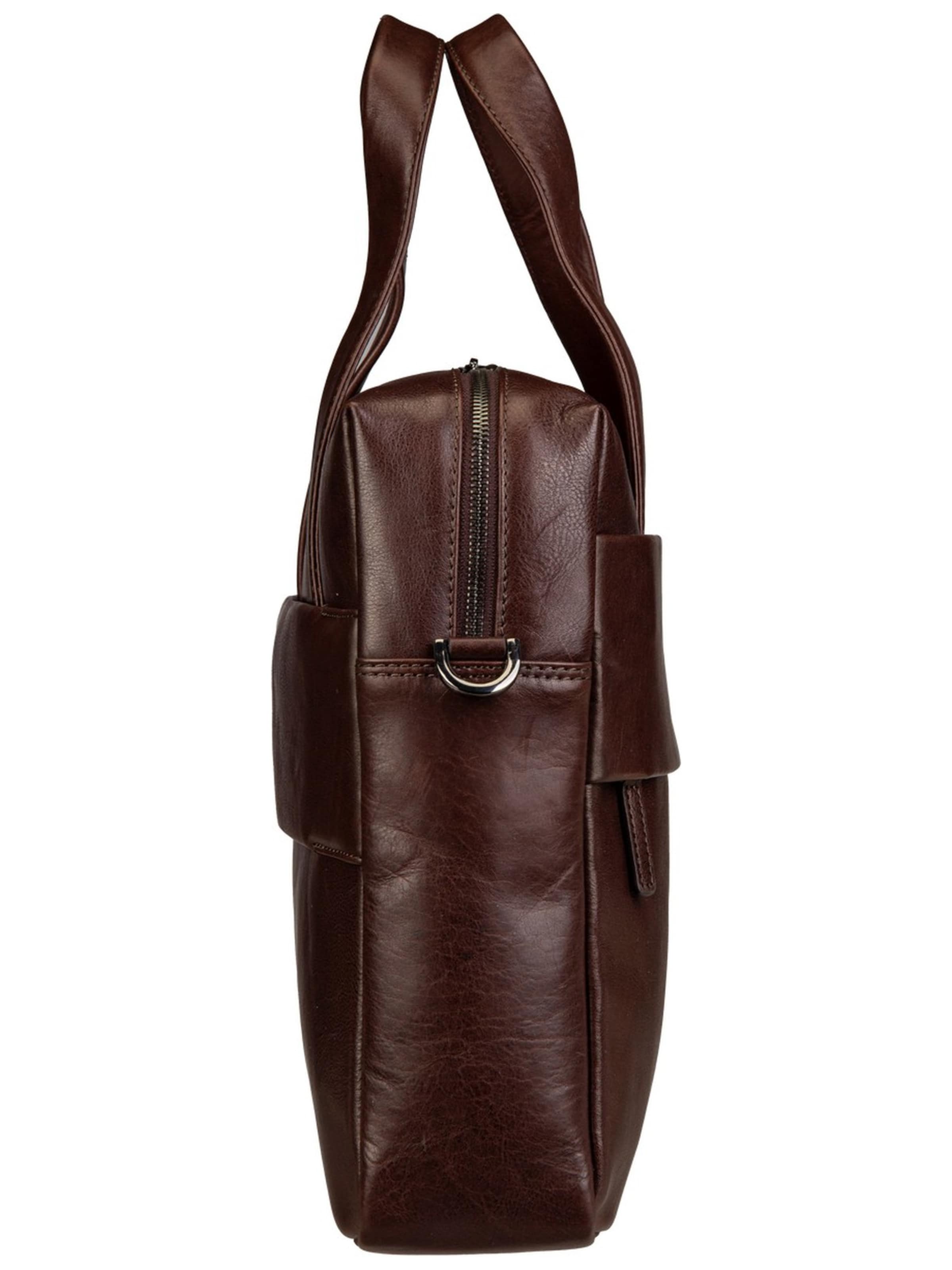 Braun Büffel Document Bag in Brown