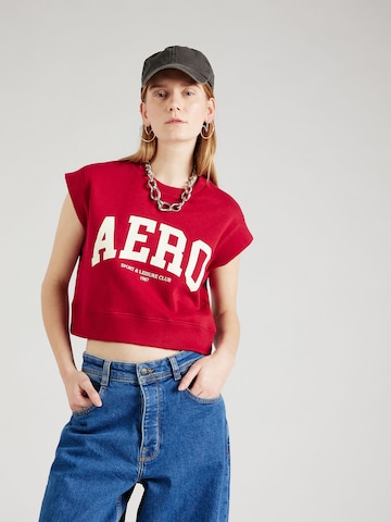 AÉROPOSTALE Sweatshirt in Rood: voorkant