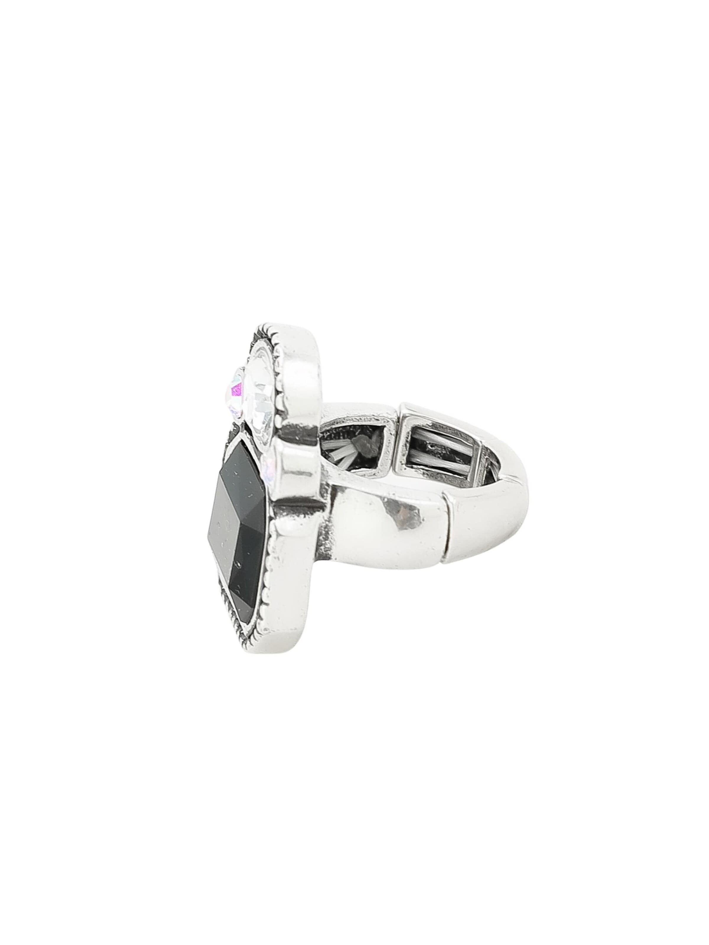 COLLEZIONE ALESSANDRO Ring 'Blinger' in Black