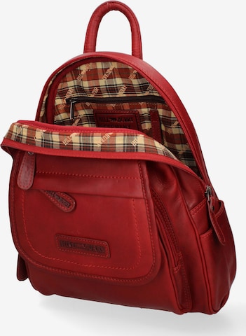Sac à dos HILL BURRY en rouge : devant