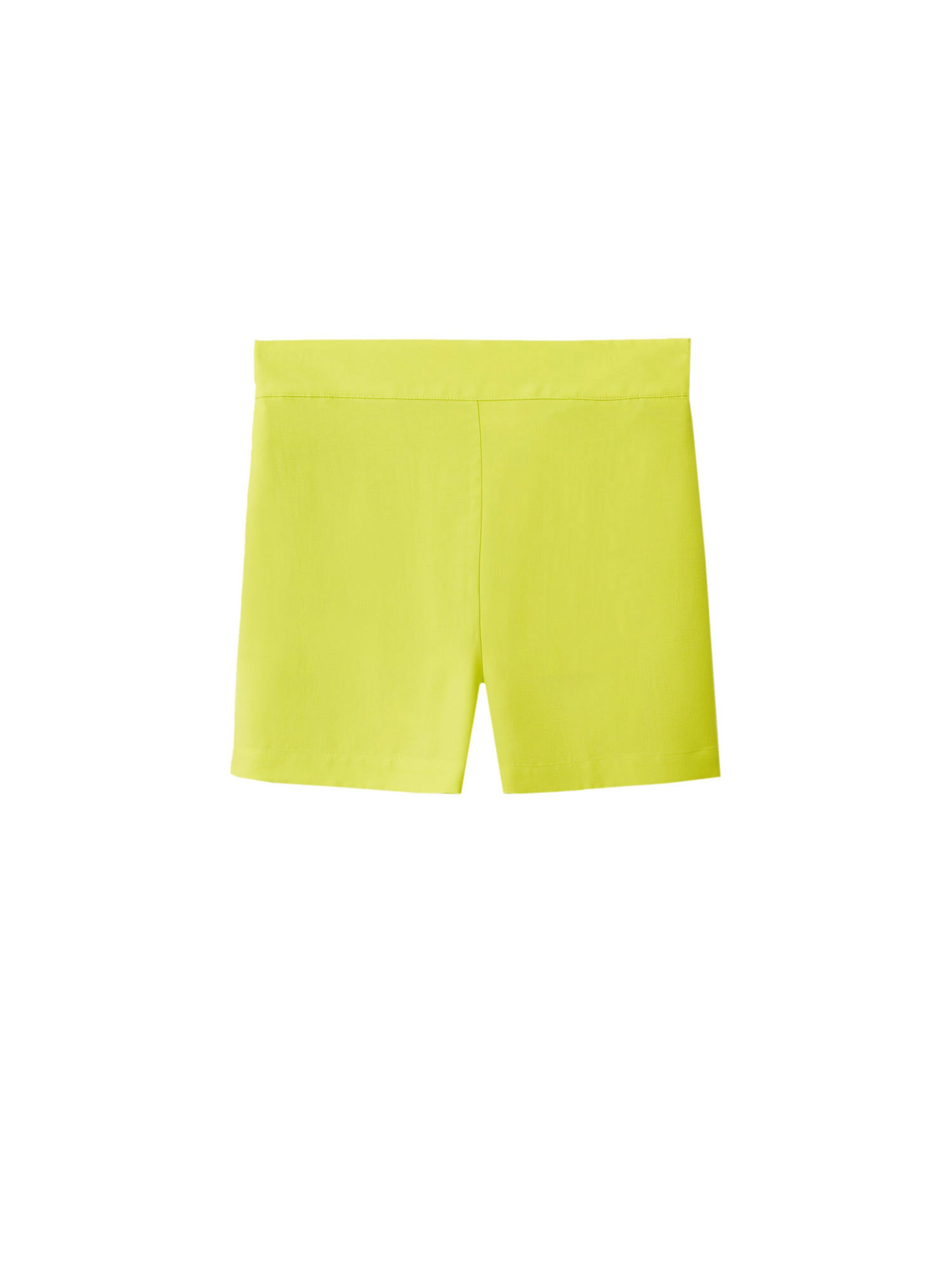 MANGO Regularen Hlače | rumena barva: sprednja stran