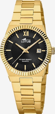 Lotus Uhr in Gold: predná strana