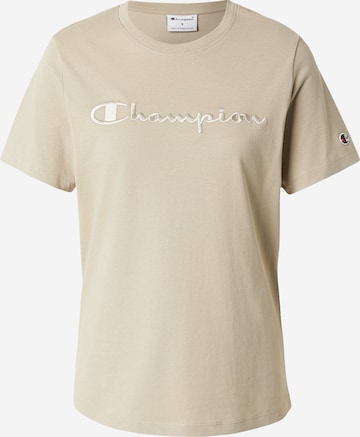 Champion Authentic Athletic Apparel Shirt in Beige: front