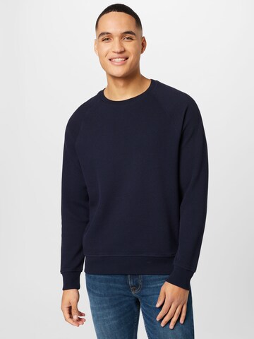 Sweat-shirt GANT en bleu : devant