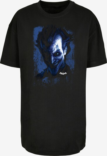 F4NT4STIC T-Shirt 'DC Comics Batman Arkham Asylum Joker Face Texture' in navy / schwarz / weiß, Produktansicht