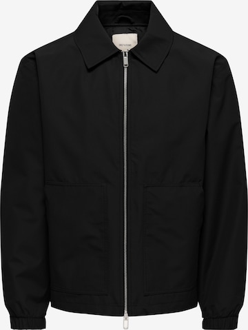 Only & Sons - Chaqueta de entretiempo en negro: frente