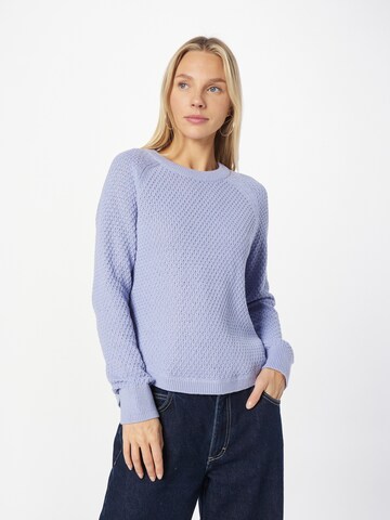 Pull-over QS en violet : devant