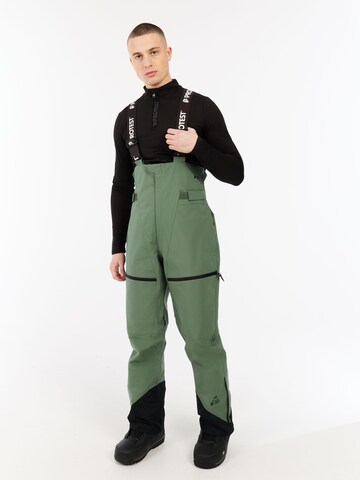 PROTEST Regular Workout Pants 'PRTBASE' in Green