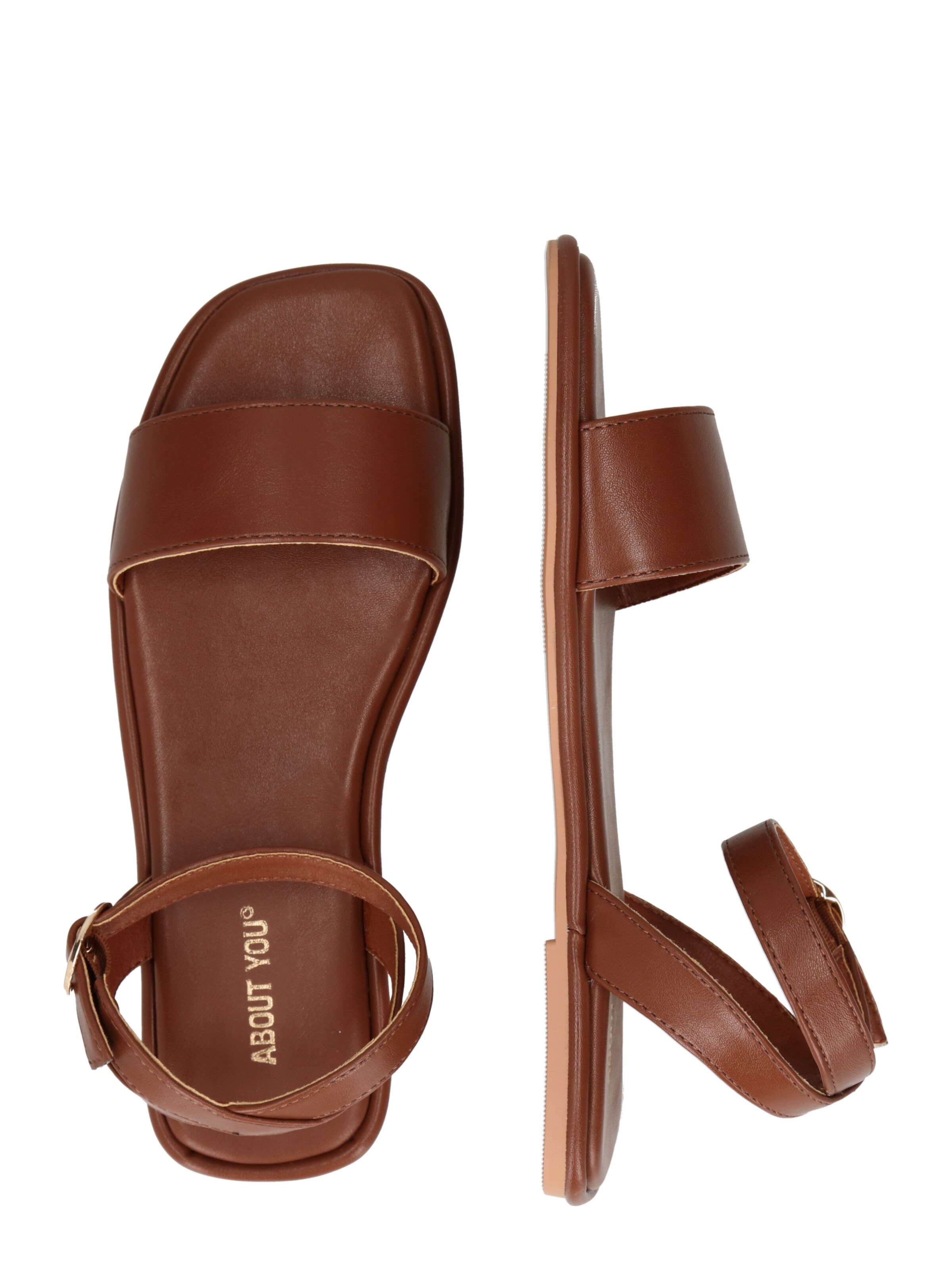 ABOUT YOU Sandal 'Thea' in Brown