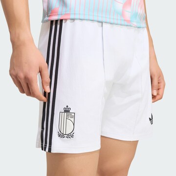 ADIDAS PERFORMANCE Regular Sports trousers 'Belgium 26 Away' in White