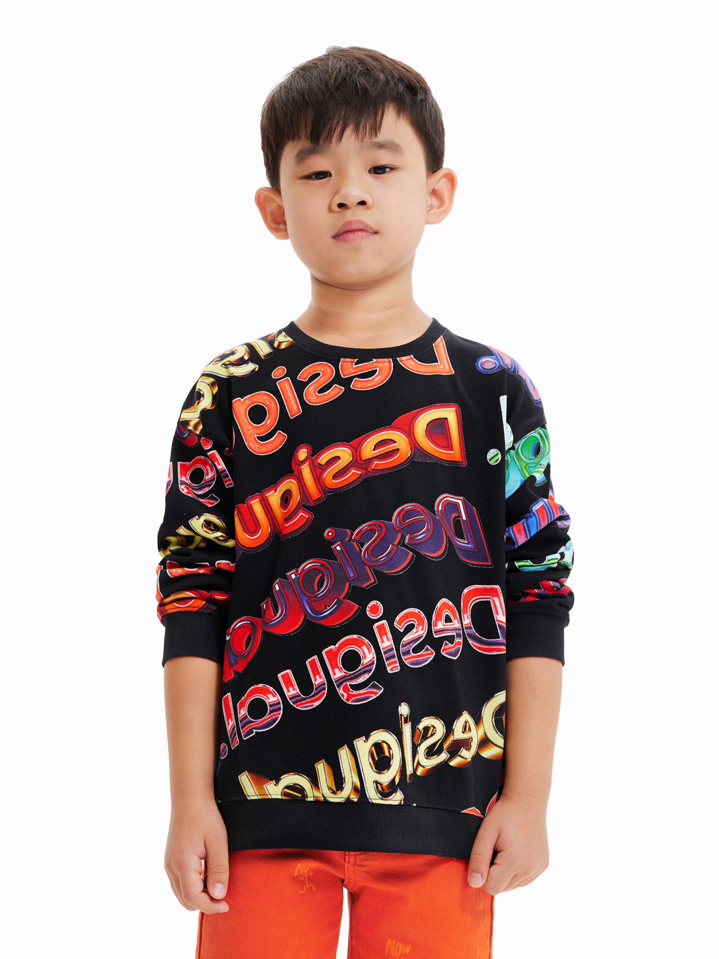 Sweat Desigual en Noir ABOUT YOU