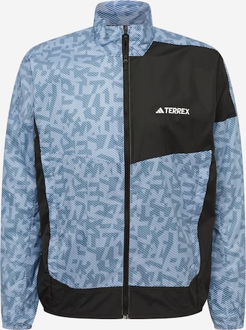 ADIDAS TERREX - Chaqueta deportiva 'Trail' en azul: frente