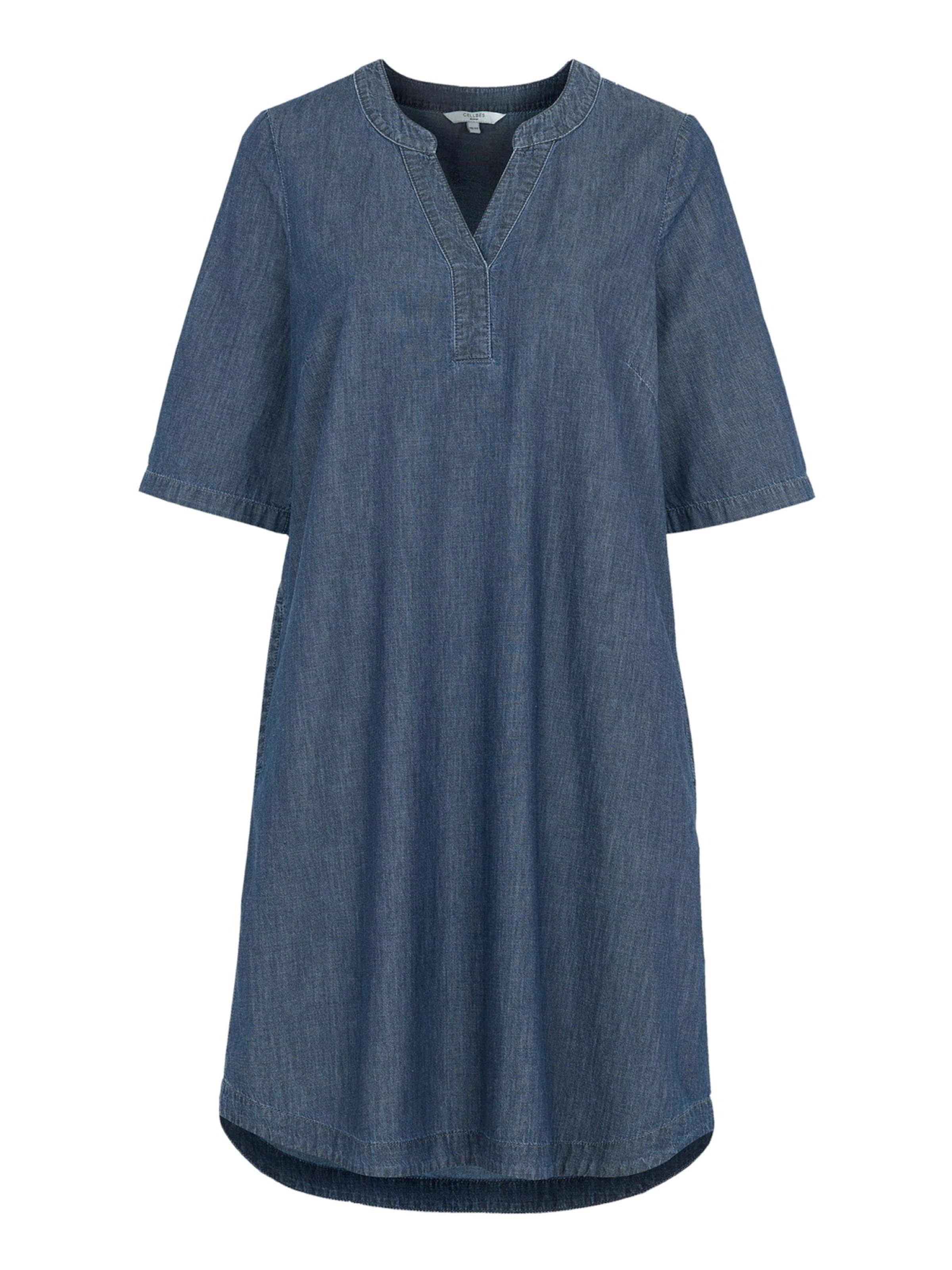Cellbes of Sweden Jurk in Blauw: voorkant