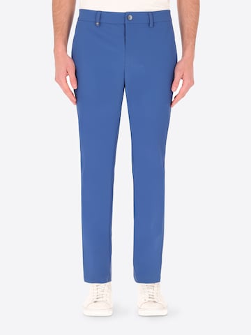 Coupe slim Pantalon chino 'T.Active' Distretto12 en bleu : devant
