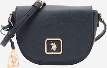 U.S. POLO ASSN. Чанта с презрамки в синьо: отпред