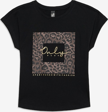 Maglia funzionale 'ONPAUB-RIE' di Only Play Girls in nero: frontale