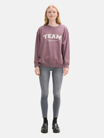 TOM TAILOR DENIM Skinny Jeans 'Nela' in Grijs