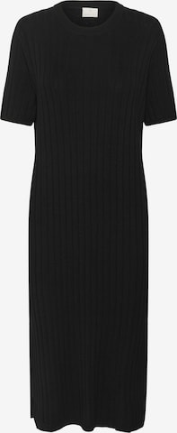 Kaffe Gebreide jurk 'Kalizza' in Zwart: voorkant