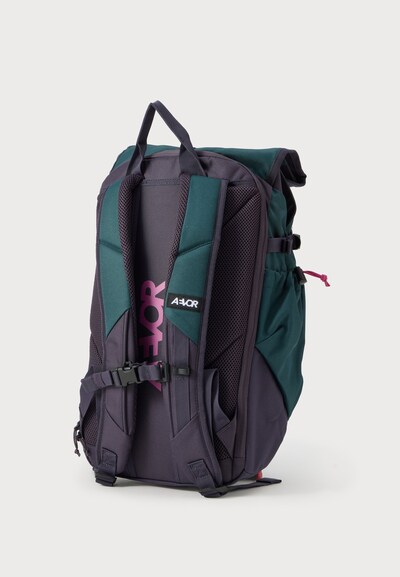 AEVOR Rucksack 'Roll Pack 2.0' in One Size in anthrazit / dunkelgrün, Produktansicht