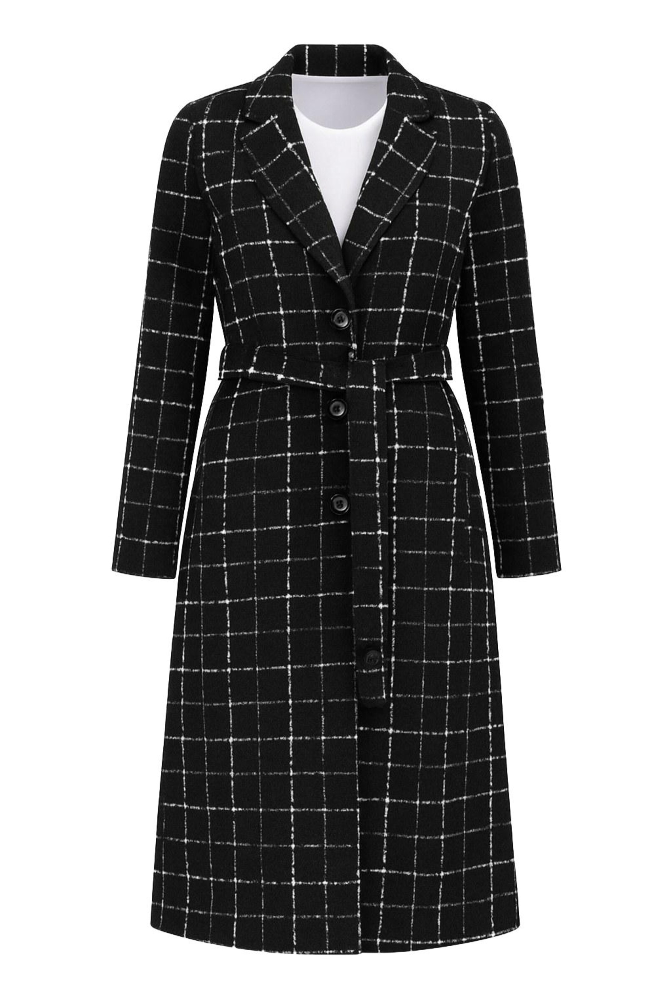 MODAMIHRAM Tussenmantel in Zwart